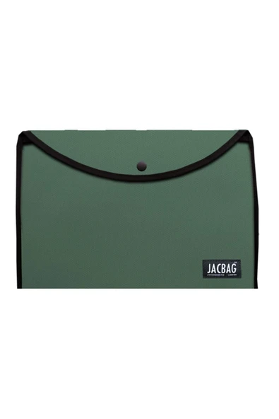 jacbag Çıtçıtlı Dosya Çanta A4 haki ürün görseli 1