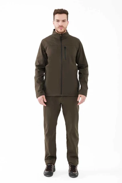 2AS Baxter İnce Softshell Erkek Ceket Haki