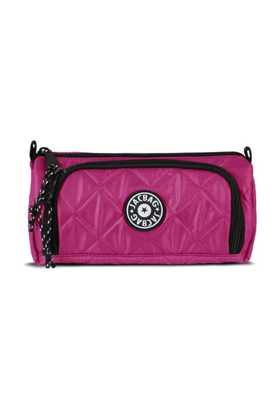 JACBAG Prime XL Soft-Çift Bölmeli  Kapitone Kalemkutu - Resim 2