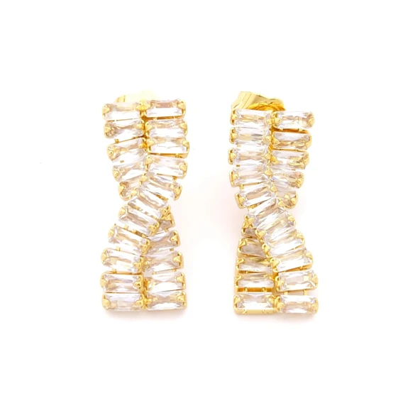 Altın Kaplama Taşlı Su Yolu Kadın Set SET-166 - Resim 4