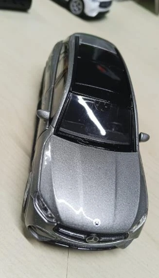 Oyuncak Metal Model Araba 1/36 Çek Bırak Mercedes Benz Glc 220 Gri - 6