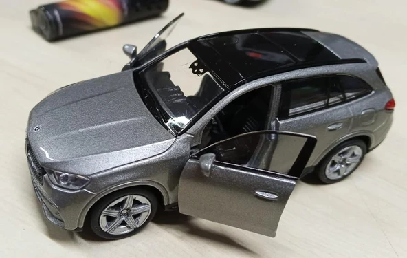 Oyuncak Metal Model Araba 1/36 Çek Bırak Mercedes Benz Glc 220 Gri