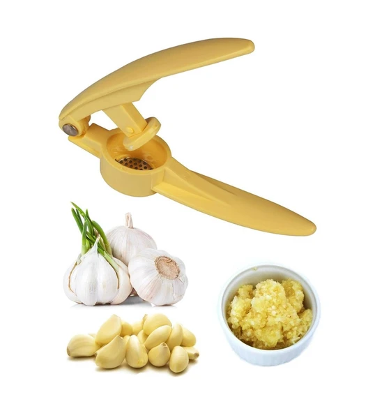 Pratik Kolay Yıkanabilir Sarımsak Ezme Aparatı Sarımsak Ezici Pres-Findit ürün görseli