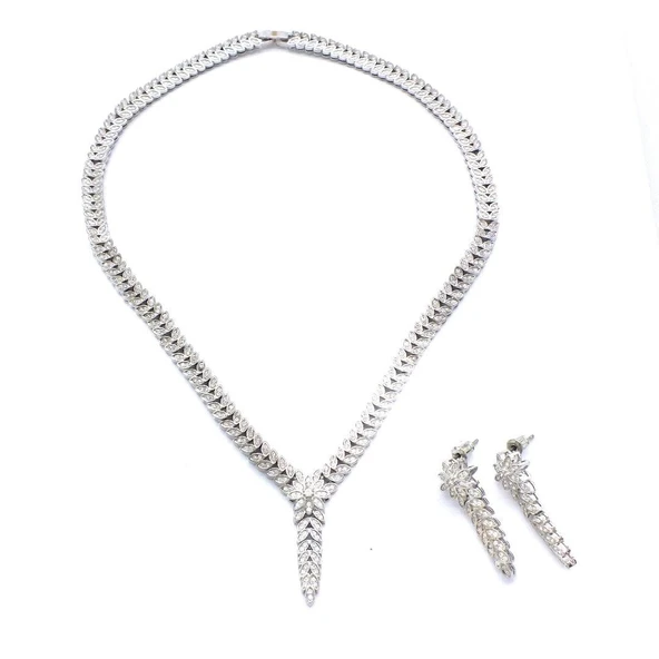 Çelik Taşlı Çiçek Model Kadın Set SET-163 ürün görseli