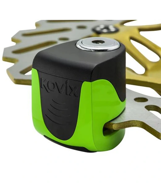 KOVIX KS6-FG ALARMLI DİSK KİLİT YEŞİL - 3