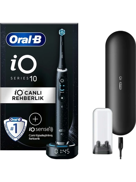 Oral-B iO 10 Şarjlı Diş Fırçası - Kozmik Siyah ürün görseli