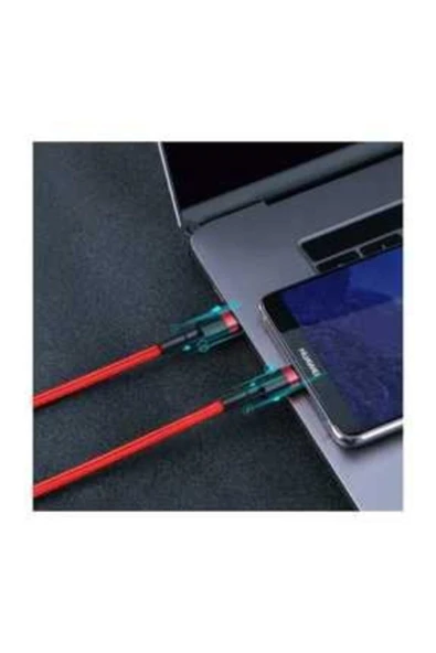 Baseus Cafule Series Pd2.060w Hızlı Şarj Destekli 20v 3a Type-c Şarj Ve Data Aktarım Kablosu 2 Metre - Resim 7