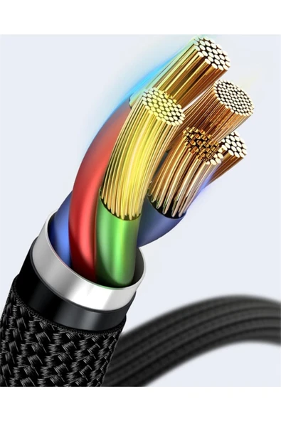 Baseus Cafule 100w Typec Typec Data Şarj Kablo 20v 5a 2m Catklf-al91 - Resim 7