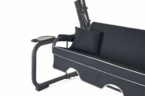 Rubus 4 Kişilik Bahçe Balkon Teras Salıncağı - Antrasit - Resim 2