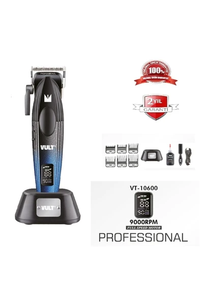 VULT VT-10600 Profesyonel Saç-Sakal tıraş makinesi (Yeni) ürün görseli 1