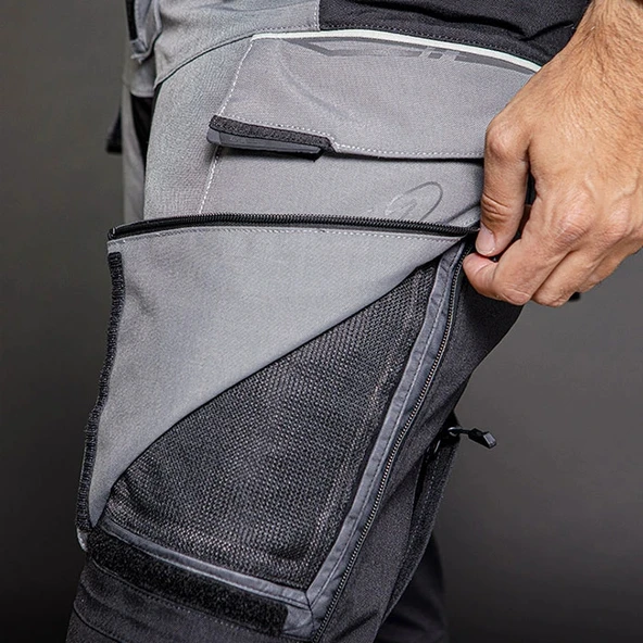 LS2 APOLLO PANTOLON SİYAH-GRİ - 9