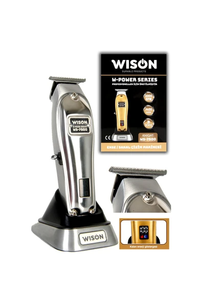 renkstore Wison W-power Serisi Ws-7500 Profesyonel Sıfıra Yakın Kesim Ense-sakal Çizim Tıraş Makinesi ürün görseli 1