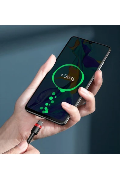 Baseus Type C To Type C 100 Watt Süper Hızlı Şarj Data Kablosu 2 Metre Pd - Resim 5