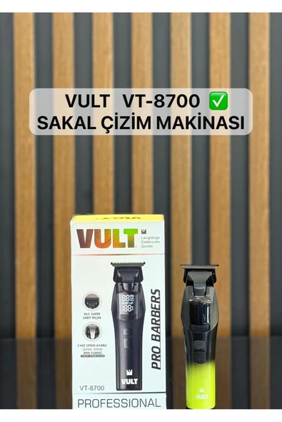 VULT VT-8700 Profesyonel Saç-Sakal tıraş makinesi ürün görseli 1