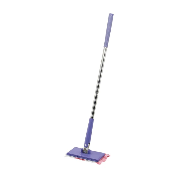 OTOMATİK BEZ DEĞİŞTİREN MOP SAP ÇEK=BEZ BIRAK - SAP İT=BEZ TUT 360° BAŞLIK=8X16CM - SAP: 68CM-Findit ürün görseli 1