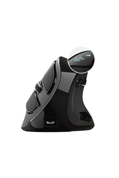 Trust Voxx 23731 Şarj Edilebilir Bluetooth Wifi Kablosuz Dikey Mouse 2400 Dpi ürün görseli 1
