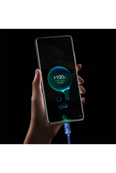 Baseus Crystal Shine 100w Usb To Type-c Hızlı Şarj Kablo 1.2 Mt - Resim 6