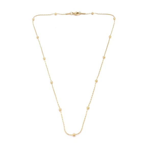 Çelik Zincir Altın Kaplama Dorikalı Model - ZN-516 - Resim 8