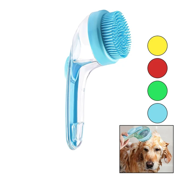 KEDİ - KÖPEK - EVCİL HAYVAN YIKAMAFIRÇASI SİLİKON ŞAMPUAN HAZNELİ=MiKA KRİSTALPLASTİK SAP-Findit ürün görseli