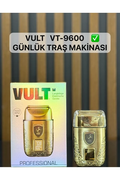 VULT vt-9600 günlük traş makinesi döner başlık çift kademeli epilatör makine ürün görseli 1
