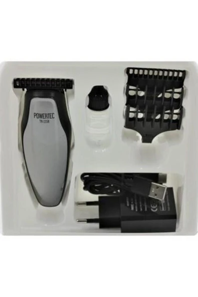 POWERTEC J-105 Powerec Tr-1158 Saç Sakal Ense Tıraş Makinesi - Resim 2
