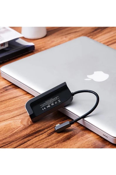 Baseus Cahub-wj0g Bend Angle No.7 Hdmı Usb 3.0 Usb 6in1 Usb Type C Adaptör - Resim 4