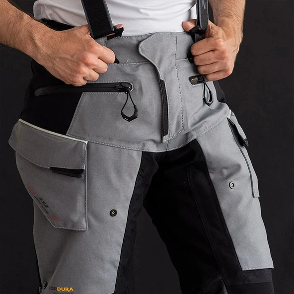 LS2 APOLLO PANTOLON SİYAH-GRİ - 7