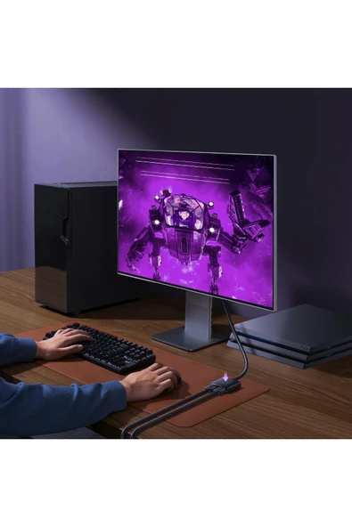 Baseus AirJoy Serisi 2'si 1 Arada Çift Yönlü HDMI Switch B01331105111-01 - Resim 6