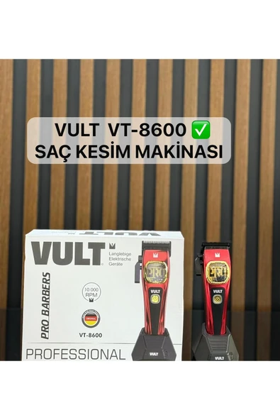 VULT VT-8600 Profesyonel Saç-Sakal tıraş makinesi (Yeni) ürün görseli 1