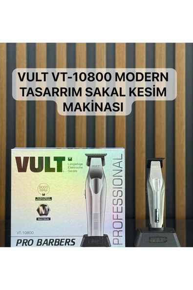 VULT VT-10800 Profesyonel Saç-Sakal tıraş makinesi (Yeni) - Resim 2