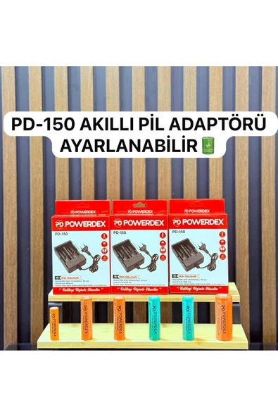 powerdex PD-150 18650 3.7 V Pil Şarj Cihazı 2 Li ürün görseli 1