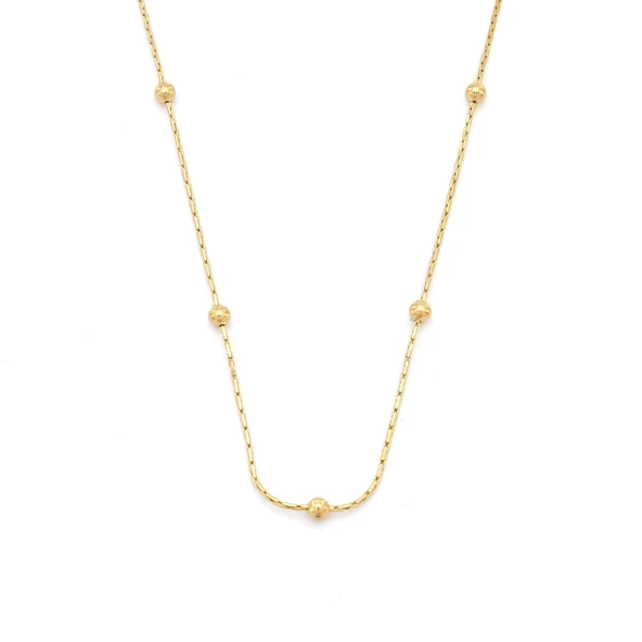 Çelik Zincir Altın Kaplama Dorikalı Model - ZN-516 ürün görseli