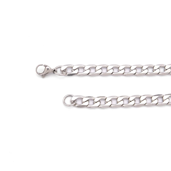 Çelik Zincir Kolye Figaro Model ZN-312 - Resim 2