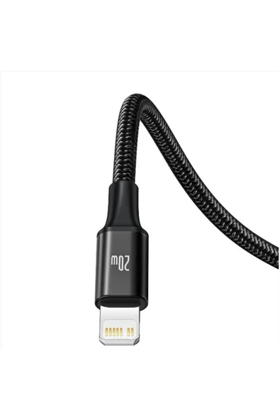 Hızlı Stok Baseus Rapıd 3ın1 20w 120 Cm Şarj Kablosu Siyah Giriş:type-c Çıkış:type-c, Lıghtnıng, Mıcro Usb Caml - Resim 2