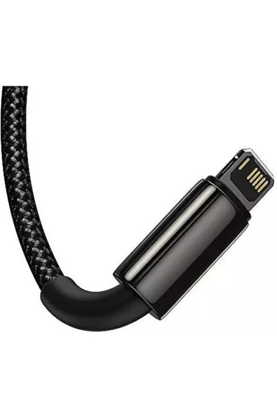 Baseus Tungsten Gold 3 In 1 Usb To Type C, Lightning, Micro Şarj Data Kablosu - Resim 2