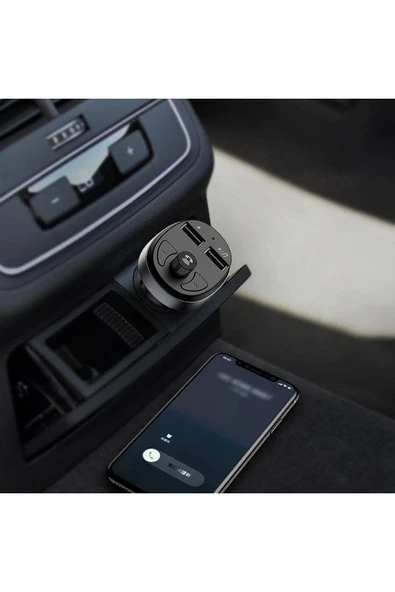 Mcdodo Cc-6880 Çift Usb Fm Transmitter Bluetooth Araç Şarj Cihazı Cc-6880 - Resim 3