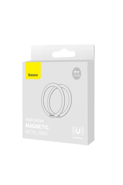 Baseus Halo Series Mıknatıslı Magsafe Için Mıknatıslı Metal Halka Aparatı Pcch000012 - Resim 8