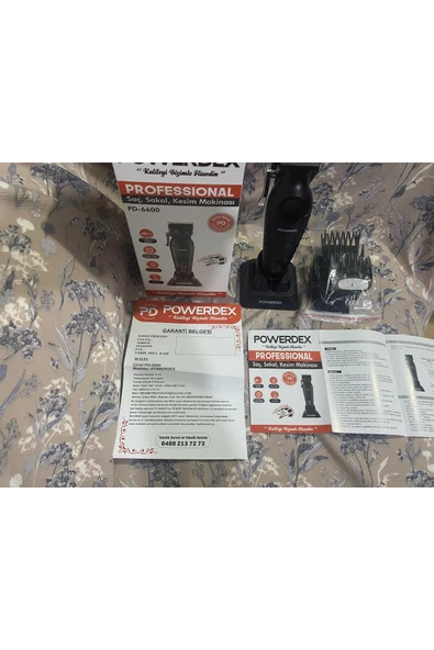 powerdex Pd-6600 Profesyonel Saç Sakal Kesim Makinası - Resim 4