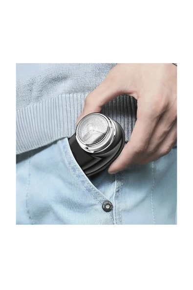 St Morritz 6 Saat ve Üstü Keskin Bıçaklı Sıfır Sakal İçin Modern Tasarım Mini Tıraş Makinesi 1 Yıl Sakal Yok Ş - Resim 4