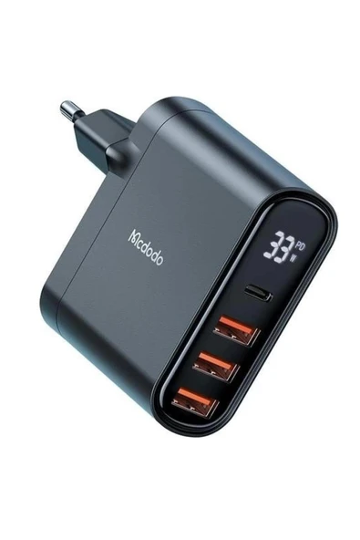 Mcdodo Ch-2250 33w 4port Hızlı Şarj Cihazı Dijital Göstergeli ürün görseli 1