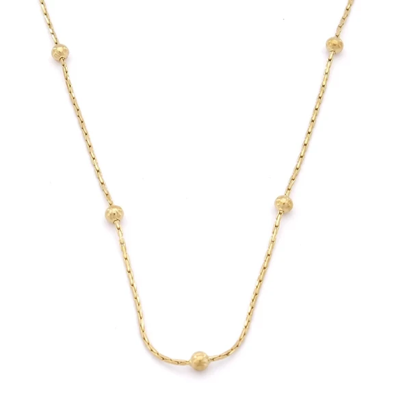 Çelik Zincir Altın Kaplama Dorikalı Model - ZN-516 - Resim 7