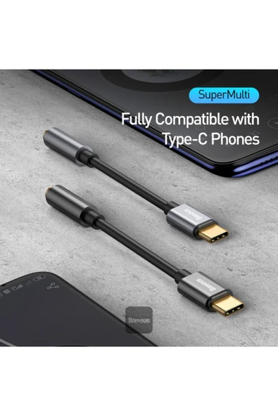Baseus İphone 15 Ve 16 Tüm Serilere Uyumlu Type-c To 3.5mm Kulaklık Dönüştürücü Ses Adaptörü - Resim 3