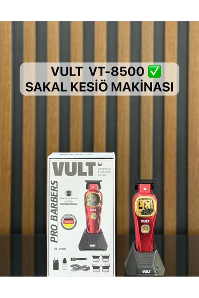 VULT VT-8500 Profesyonel Saç-Sakal tıraş makinesi (Yeni) ürün görseli 1