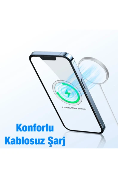 Baseus Halo Series Mıknatıslı Magsafe Için Mıknatıslı Metal Halka Aparatı Pcch000012 - Resim 7