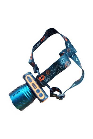 Store Profesyonel Şarj Edilebilir Pilli Outdoor Kamp Kafa Feneri Lambası Işık - Resim 4