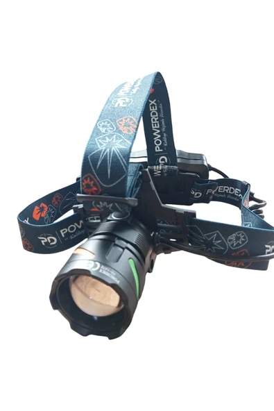 powerdex Pd-1372 Şarjl Edilebilir Pilli 25w Zoomlu Kafa Lambası - Resim 3