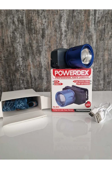 powerdex Pd-2072 15w Zoomlu % Sensörlü Kafa Feneri - Resim 2