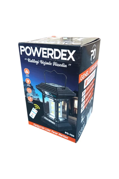 powerdex PD-730 Solar Enerjili Hareket Sensörlü Lamba - Resim 3