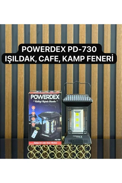 powerdex Kamp Lambası Güneş Enerjili Hareket Sensörlü PD-730 ürün görseli 1