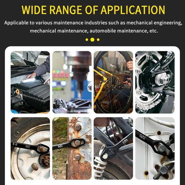 Universal Anahtarı Çift kafalı  Çok Fonksiyonlu 6-22mm-Findit - Resim 5